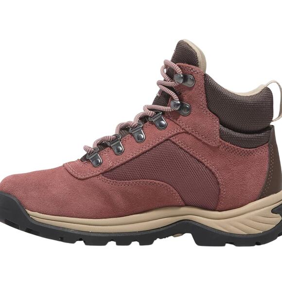 Timberland Women's White Ledge Mid LC W/P Hiking Boot - Med. Red Suede - Size: 8 - Picture 2 of 8